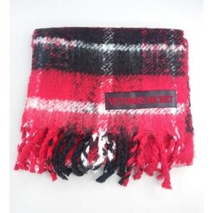 NWOT Victoria's Secret Plaid Neck Scarf